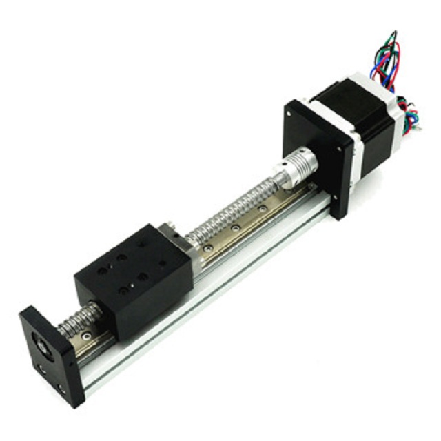 400mm Stroke High Rigidity ball screw driven linear module For CNC ...